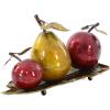 imageDeco 79 Metal Fruit Decorative Sculpture Decorative Home Decor Statue with Platter Accent Figurine 18quot x 10quot x 11quot Multi ColoredRed