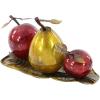 imageDeco 79 Metal Fruit Decorative Sculpture Decorative Home Decor Statue with Platter Accent Figurine 18quot x 10quot x 11quot Multi ColoredRed