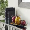 imageDeco 79 Metal Fruit Decorative Sculpture Decorative Home Decor Statue with Platter Accent Figurine 18quot x 10quot x 11quot Multi ColoredRed