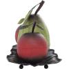 imageDeco 79 Metal Fruit Decorative Sculpture Decorative Home Decor Statue with Platter Accent Figurine 18quot x 10quot x 11quot Multi ColoredRed