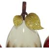 imageDeco 79 Metal Fruit Decorative Sculpture Decorative Home Decor Statue with Platter Accent Figurine 18quot x 10quot x 11quot Multi ColoredRed