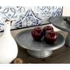 imageDeco 79 Metal Galvanized Cake Stand 13quot x 13quot x 4quot Gray