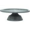 imageDeco 79 Metal Galvanized Cake Stand 13quot x 13quot x 4quot Gray
