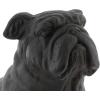 imageDeco 79 Polystone Bulldog Decorative Sculpture Weathered Sitting Home Decor Statue Accent Figurine 17quot x 9quot x 13quot Brown