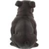 imageDeco 79 Polystone Bulldog Decorative Sculpture Weathered Sitting Home Decor Statue Accent Figurine 17quot x 9quot x 13quot Brown