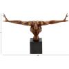 imageDeco 79 Polystone Diver Decorative Sculpture Home Decor Statue with Black Base Accent Figurine 4quot x 20quot x 11quot Bronze