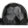 imageDeco 79 Porcelain Ceramic Heart Decorative Sculpture Dimensional Angled Origami Inspired Home Decor Statue Accent Figurine 8quot x 3quot x 8quot GoldBlack