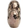 imageDeco 79 Porcelain Ceramic Heart Decorative Sculpture Dimensional Angled Origami Inspired Home Decor Statue Accent Figurine 8quot x 3quot x 8quot GoldRose Gold