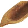 imageDeco 79 Teak Wood Fish Handmade Tray Set of 2 24quot 16quotW Brown232 x 58 x 25