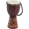 imageDeco 79 Wood Drum Handmade Decorative Sculpture Djembe Home Decor Statue with Rope Accents Accent Figurine 9quot x 10quot x 16quot Brown7 x 7 x 12