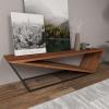 imageDeco 79 Wood Open Diagonal Frame Bench 69quot x 16quot x 18quot Brown