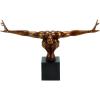 imageDeco 79 Polystone Diver Decorative Sculpture Home Decor Statue with Black Base Accent Figurine 4quot x 20quot x 11quot Bronze