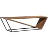 imageDeco 79 Wood Open Diagonal Frame Bench 69quot x 16quot x 18quot Brown