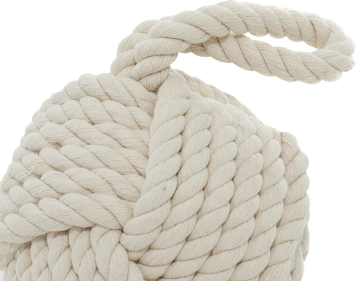 imageDeco 79 Jute Rope Knot Decorative Sculpture Home Decor Statues with Hanging Loop set of 2 Accent Figurines 7quot x 7quot x 14quot Multi ColoredMulticolor