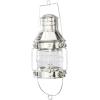 imageDeco 79 Brass Metal Indoor Outdoor Candle Lantern Decorative Lantern Candle Holder with Handle Lantern 6quot x 7quot x 9quot GoldSilver