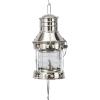 imageDeco 79 Brass Metal Indoor Outdoor Candle Lantern Decorative Lantern Candle Holder with Handle Lantern 6quot x 7quot x 9quot GoldSilver