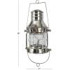 imageDeco 79 Brass Metal Indoor Outdoor Candle Lantern Decorative Lantern Candle Holder with Handle Lantern 6quot x 7quot x 9quot GoldSilver