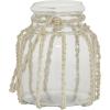 imageDeco 79 Glass Decorative Candle Lantern with Rope Handle 8quot x 7quot x 8quot Clear8 X 7 X 8