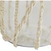 imageDeco 79 Glass Decorative Candle Lantern with Rope Handle 8quot x 7quot x 8quot Clear8 X 7 X 8