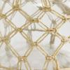 imageDeco 79 Glass Decorative Candle Lantern with Rope Handle 8quot x 7quot x 8quot ClearBrown