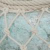 imageDeco 79 Glass Indoor Outdoor Candle Lantern Decorative Lantern Candle Holder with Rope Handle Lantern 7quot x 7quot x 18quot ClearAquamarine