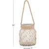 imageDeco 79 Glass Indoor Outdoor Candle Lantern Decorative Lantern Candle Holder with Rope Handle Lantern 7quot x 7quot x 18quot ClearClear