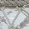imageDeco 79 Glass Indoor Outdoor Candle Lantern Decorative Lantern Candle Holder with Rope Handle Lantern 7quot x 7quot x 18quot ClearClear