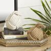 imageDeco 79 Jute Rope Knot Decorative Sculpture Home Decor Statues with Hanging Loop set of 2 Accent Figurines 7quot x 7quot x 14quot Multi ColoredMulticolor
