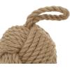 imageDeco 79 Jute Rope Knot Decorative Sculpture Home Decor Statues with Hanging Loop set of 2 Accent Figurines 7quot x 7quot x 14quot Multi ColoredMulticolor
