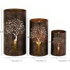 imageDeco 79 Lantern 12quot 9quot 6quot Brown 3 Count