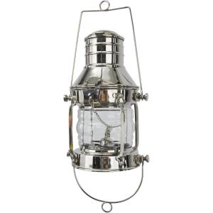 imageDeco 79 Brass Metal Indoor Outdoor Candle Lantern Decorative Lantern Candle Holder with Handle Lantern 6quot x 7quot x 9quot GoldSilver