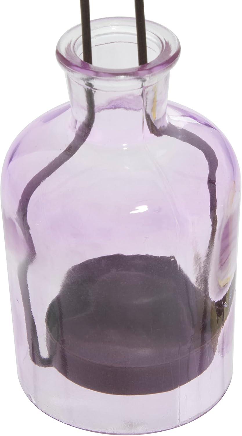 imageDeco 79 Metal Indoor Outdoor Candle Lantern Hanging Bottle Decorative Lantern Candle Holder Lantern 24quot x 5quot x 12quot Multi Colored