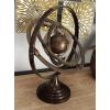 imageDeco 79 Aluminum Armillary Globe with Marble Base 10quot x 7quot x 13quot SilverCopper
