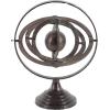 imageDeco 79 Aluminum Armillary Globe with Marble Base 10quot x 7quot x 13quot SilverCopper