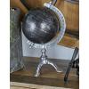 imageDeco 79 Aluminum Globe Globe 7quot x 6quot x 12quot BlackBlack