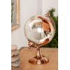 imageDeco 79 Aluminum Globe with Tiered Base 7quot x 6quot x 11quot CopperCopper