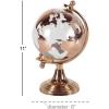 imageDeco 79 Aluminum Globe with Tiered Base 7quot x 6quot x 11quot CopperCopper