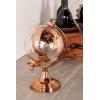 imageDeco 79 Aluminum Globe with Tiered Base 7quot x 6quot x 11quot CopperCopper