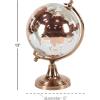 imageDeco 79 Aluminum Globe with Tiered Base 7quot x 6quot x 11quot CopperCopper