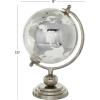 imageDeco 79 Aluminum Globe with Tiered Base 7quot x 6quot x 11quot CopperSilver