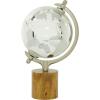 imageDeco 79 Aluminum Globe with Tiered Base 7quot x 6quot x 11quot CopperSilver
