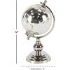 imageDeco 79 Aluminum Globe with Tiered Base 7quot x 6quot x 11quot CopperSilver