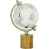 imageDeco 79 Aluminum Globe with Tiered Base 7quot x 6quot x 11quot CopperSilver