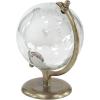 imageDeco 79 Aluminum Globe with Tiered Base 7quot x 6quot x 11quot CopperWhite