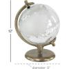 imageDeco 79 Aluminum Globe with Tiered Base 7quot x 6quot x 11quot CopperWhite