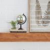 imageDeco 79 Aluminum Metal Globe 9quot x 8quot x 16quot CopperBrown