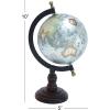 imageDeco 79 Aluminum Metal Globe 9quot x 8quot x 16quot CopperBrown