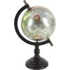 imageDeco 79 Aluminum Metal Globe 9quot x 8quot x 16quot CopperBrown