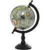 imageDeco 79 Aluminum Metal Globe 9quot x 8quot x 16quot CopperBrown