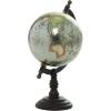 imageDeco 79 Aluminum Metal Globe 9quot x 8quot x 16quot CopperBrown